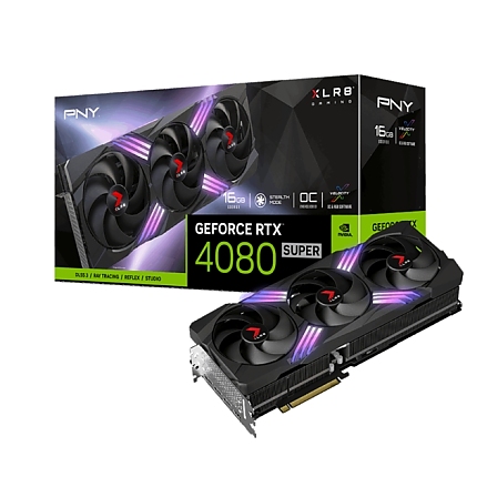 PNY GeForce RTX 4080 Super 16GB GDDR6X XLR8 Gaming VERTO Triple Fan OC