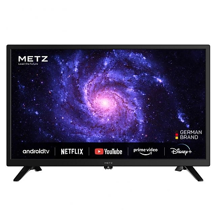 Телевизор METZ 24MTC6000Z, 24(60 см), LED HD, Smart TV, Android 9.0 TV, Черен