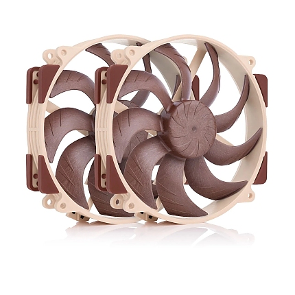 Noctua комплект вентилатори FAN SET 2 x Fan 140mm - NF-A14x25r G2 PWM Sx2-PP