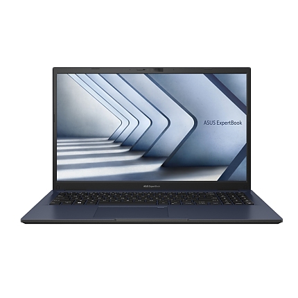 Asus ExpertBook B1 B1502CVA-BQ2365, Intel Core I5-1335U, 15.6" FHD IPS(1920x1080), Intel Iris Xe Graphics, 16GB DDR4 on BD. (1 slot free), 512GB M.2 NVMe,VGA,HDMI,RJ45,NO OS, Black