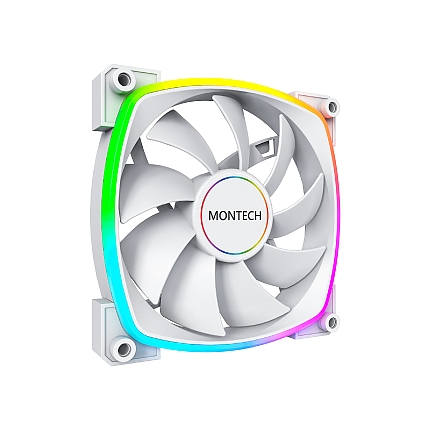 Montech вентилатор AX140 PWM, Fan 140mm, ARGB, White