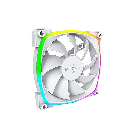 Montech вентилатор AX120 PWM, Fan 120mm, ARGB, White