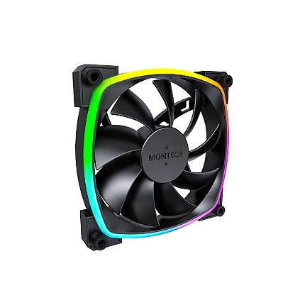 Montech вентилатор AX120 PWM, Fan 120mm, ARGB, Black