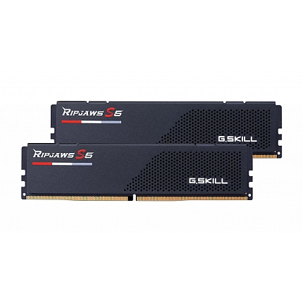 Памет G.SKILL Ripjaws S5 Black 32GB(2x16GB) DDR5 6000MHz CL30 F5-6000J3040G32GX2-RS5K, Intel XMP