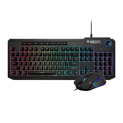 Gamdias геймърски комплект Gaming COMBO 2-in-1 Keyboard, Mouse - ARES P2 Lite