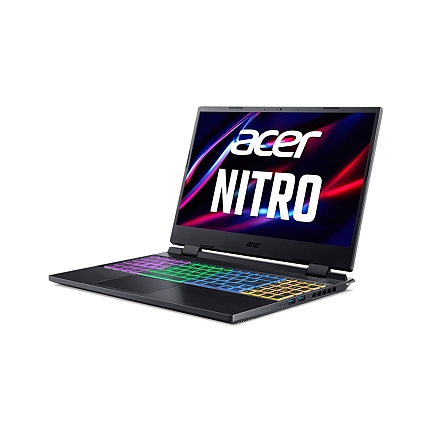 Acer Nitro 5, AN515-58-72NW, Intel Core i7-12650H (up to 4.70 GHz, 24MB), 15.6" QHD IPS 165Hz SlimBezel, 16GB DDR5, 1024GB PCIe NVMe SSD, GeForce RTX 4060 8GB GDDR6, INTEL 2X2 AX+BT Killer 1650i, HD Cam, HDD upgrade kit, KB Backlight, No OS, Black