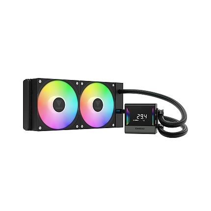 Gamdias водно охлаждане Water Cooling Chione E4-240 - LCD Screen, A-RGB