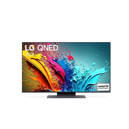 LG 50QNED86T3A, 50" 4K QNED HDR Smart TV, 100Hz, 3840x2160, DVB-T2/C/S2, a8 AI Processor 4K, HDR 10 PRO, webOS 24 ThinQ, FreeSync Compatible, VRR, Multi View, 4K Upscaling, WiFi 5, Voice Controll, Bluetooth 5.1, AirPlay 2, LAN, CI, HDMI, SPDIF, 2 pole