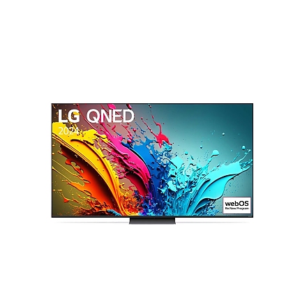 LG 75QNED86T3A, 75" 4K QNED HDR Smart TV, 3840x2160, DVB-T2/C/S2, Alpha 8 AI 4K Gen7, 120Hz, HDR 10 PRO, webOS 24 ThinQ, 4K Upscaling, FreeSync, WiFi 5, Multi View, Bluetooth 5.1, AirPlay 2, LAN, CI, HDMI, SPDIF, Crescent Stand, Silver