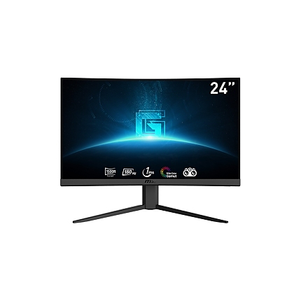 MSI G24C4 E2, 23.6", VA, 1ms, 180Hz, AG, FHD 1920x1080, Curved, 1500R, Adaptive sync, NIGHT VISION, Anti-Flicker, LESS BLUE LIGHT, Frameless, 250nits, 3000:1 , 2x HDMI (2.0b), 1x DP (1.2a), Tilt, VESA, 36M