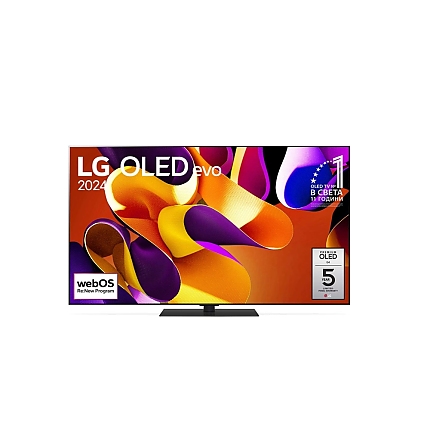 LG OLED55G43LS, 55" UHD OLED evo, 4K (3840 x 2160), DVB-C/T2/S2, Full Cinema Screnn, Alpha 11 AI 4K Gen7, 144Hz, ThinQ AI, HDR10, VRR, NVIDIA G-SYNC, AMD FreeSync, Dolby Vision, Dolby Atmos, Wi-Fi, Bluetooth, HDMI, USB, Airplay 2, Multi View, Meteor Tita