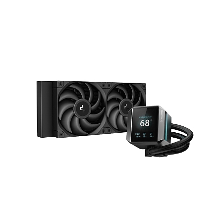 DeepCool водно охлаждане Water Cooling MYSTIQUE 240 - LCD Screen, A-RGB