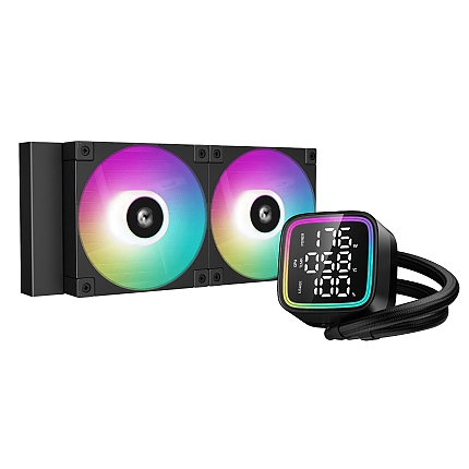 DeepCool водно охлаждане Water Cooling LD240 - LCD Screen, A-RGB