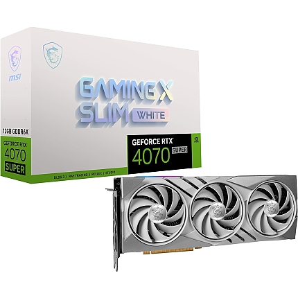 MSI RTX4070SU 12G GAM SL WHITE