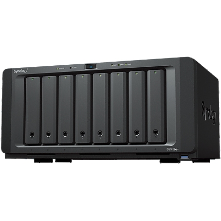 Synology DS1823xs+,Tower,8-Bay 3.5''SATA HDD/SSD, 2xM.2 2280 NVMe SSD,CPU AMD Ryzen V1780B 4-core 3.35(base) /3.6(turbo)GHz,8 GB DDR4 ECC SODIMM,2xRJ-45 1GbE LAN, 1xRJ-45 10GbE LAN,3 xUSB 3.2 Port, 2xeSata, 1xOut-of-Band Management LAN Port,6.2kg,5y