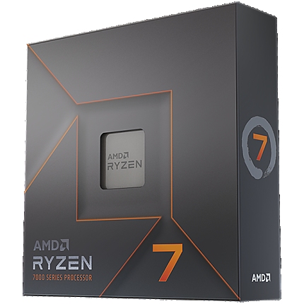 AMD CPU Desktop Ryzen 7 8C/16T 7700X (4.5/5.0GHz Boost,40MB,105W,AM5) box, with Radeon Graphics