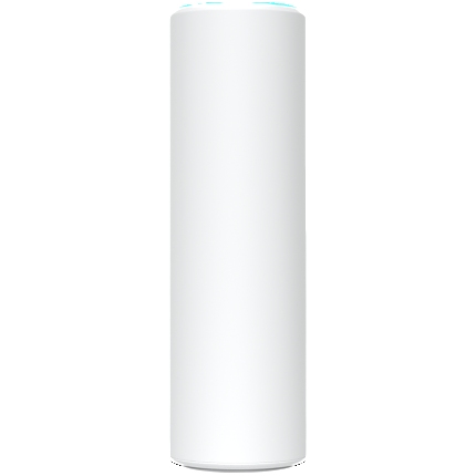 UBIQUITI U6 Mesh, WiFi 6, 6 spatial streams, 140 m² (1,500 ft²) coverage, 300+ connected devices, Powered using PoE, GbE uplink, Versatile tabletop, wall, and pole mounting, Weatherproof (outdoor exposed).