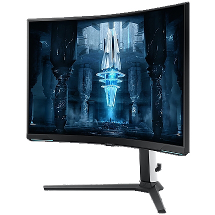 Monitor LED Samsung Curved LS32BG850NPXEN 32", VA, 16:9, UHD, 3840x2160@240Hz, 1,000,000 : 1, 178/178, 1ms, 350cd/m2, 2xHDMI, 1xDP, 2xUSB 3.0, VESA, Tilt, Swivel, Pivot, Height Adjust