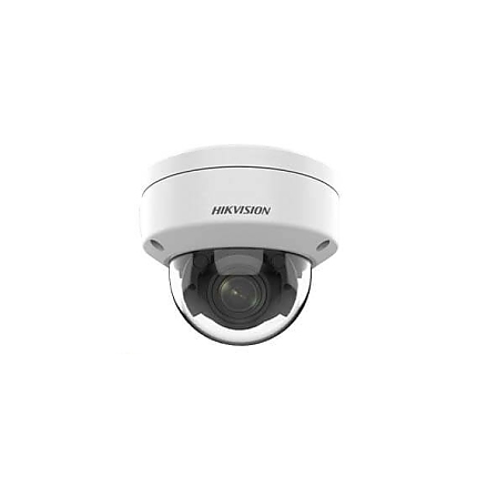 HikVision 2MP Varifocal Dome Network Camera, 2.7-13.5 mm, IR up to 40m, 120 dB WDR, 3D DNR, H.265+, IP67, IK10, Built-in memory card slot up to 256 GB, 12Vdc/PoE 12W