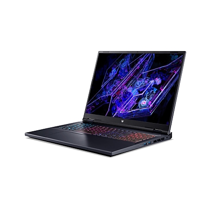 Acer Predator PHN18-71-93W3, Intel Core i9-14900HX (up to 5.80GHz, 36MB), 18" WQXGA (2560x1600) IPS 165Hz, 16GB DDR5 5600MHz, 1024GB PCIe SSD, RTX 4070 8GB GDDR6, Killer Wi-Fi 6AX 1650i, BT, MicroSD reader, Backlit KB, Win 11 Home, Black