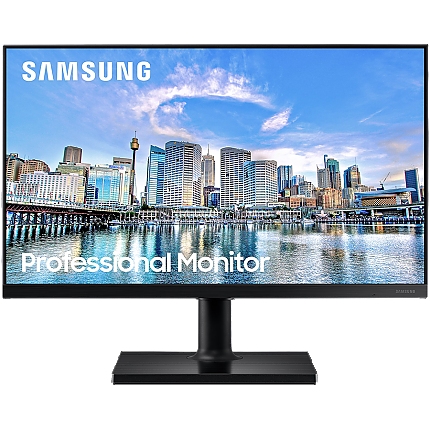 Monitor LED Samsung LF24T450FQRXEN 23.8", IPS, 16:9, FHD, 1,920 x 1,080@75Hz, 1000 : 1, 178/178, 5ms, 250cd/m2, 2xHDMI, 1xDP,  2xUSB 2.0, VESA, Tilt, Swivel, Pivot, Height Adjust