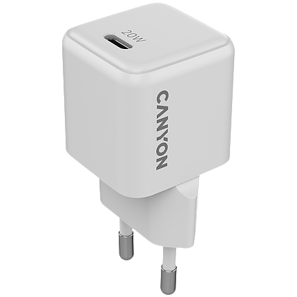 CANYON charger CU20C GaN 20W 1xPD EU White