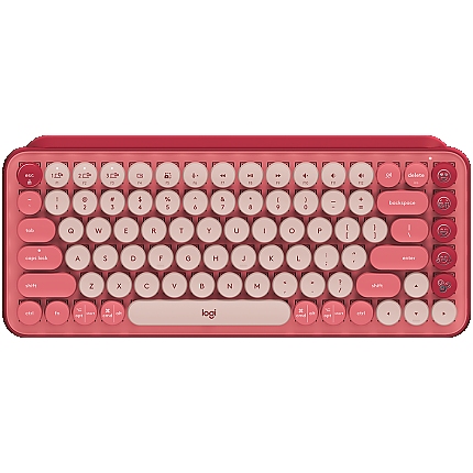 LOGITECH POP ICON KEYS - ROSE - US INT'L - BT  - INTNL-973