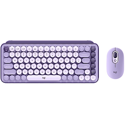 LOGITECH POP ICON KEYS - LILAC  - US INT'L - BT  - INTNL-973