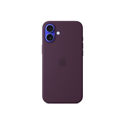 Apple iPhone 16 Plus Silicone Case with MagSafe - Plum