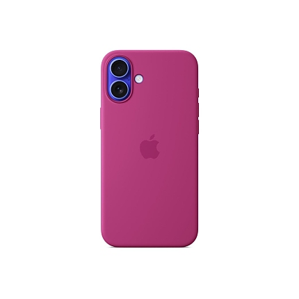 Apple iPhone 16 Plus Silicone Case with MagSafe - Fuchsia (Seasonal)