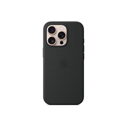 Apple iPhone 16 Pro Silicone Case with MagSafe - Black