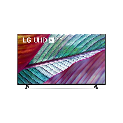 LG 55UR75003LK, 55" 4K UltraHD TV 4K (3840 x 2160), DVB-T2/C/S2, webOS 23 Smart TV, ThinQ AI, a5 AI Processor 4K Gen6, WiFi, HDR10, HLG, ALLM/HGiG, 4K Upscaling, AI Sound, Magic Controll, HDMI eARC, CI, LAN, USB, Bluetooth, 2 Pole Stand, Black