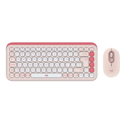 Logitech Pop Icon Combo - Rose - US INT'L - BT - N/A - INTNL-973