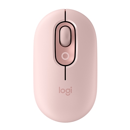 Logitech POP Mouse with emoji -  ROSE - BT - N/A - EMEA28i-935 - FY25,TERRA