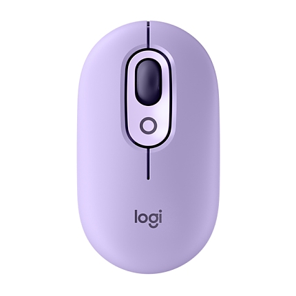 Logitech POP Mouse with emoji -  LILAC - BT - N/A - EMEA28i-935 - FY25,TERRA