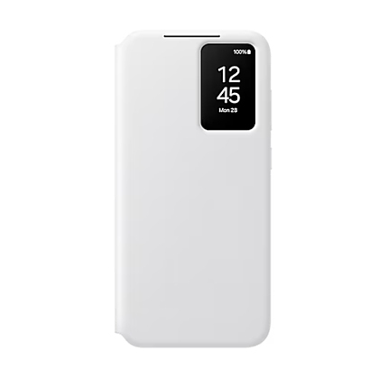 Samsung S24 FE Smart View Wallet Case White