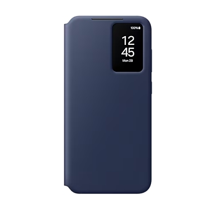 Samsung S24 FE Smart View Wallet Case Blue