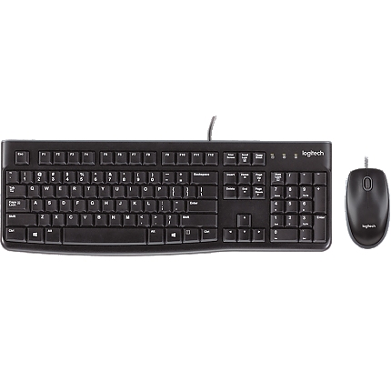 LOGITECH MK120 DESKTOP BLACK