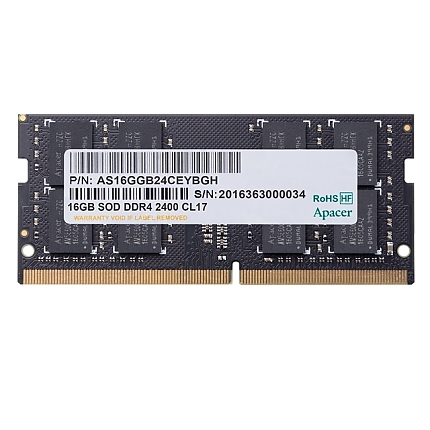 Apacer 16GB Notebook Memory - DDR4 SODIMM 2666MHz, 1024x8