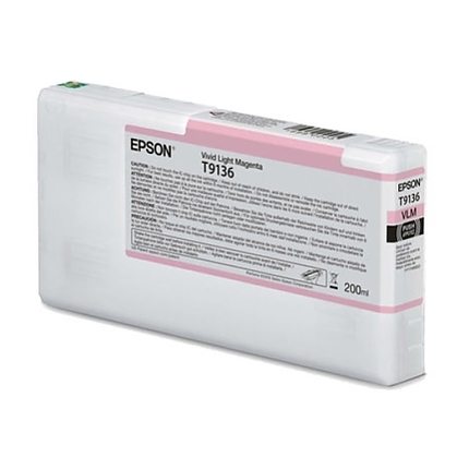 Epson T9136 Vivid Light Magenta Ink Cartridge (200ml)