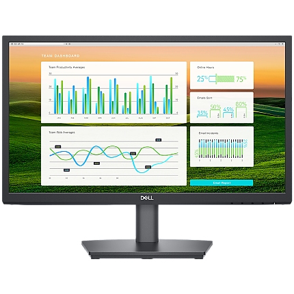 Dell E2225HS Monitor LED, 21.4", FHD (1920x1080), 16:9 75Hz, VA AG, 250 cd/m2, 3000:1, 178/178, 8ms/5ms, Speakers, HDMI, DP, VGA, Tilt, 3Y