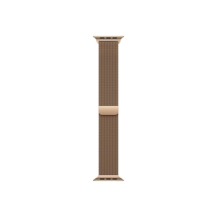 Apple Watch 46mm Milanese Loop: Gold Milanese Loop - M/L