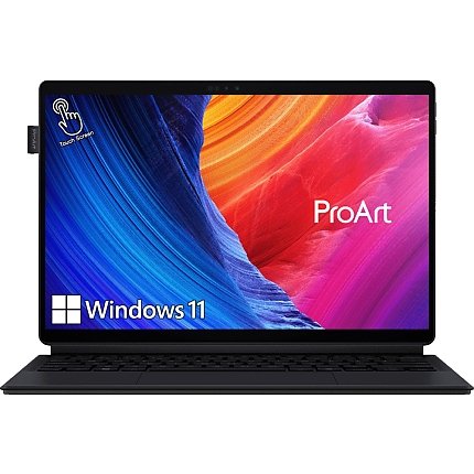 Asus ProArt PZ13 HT5306QA-LX002W,Qualcomm Snapdragon X Plus X1P 42 100 NPU up to 45TOPS),13.3 " WQXGA+(WQ+) 2880X1800 16:10 ,DDR5 16 GB (8*2), 1TB PCIEG4,Qualcomm Adrenoi GPU WiFi 6e, Windows 11 ,Nano Black