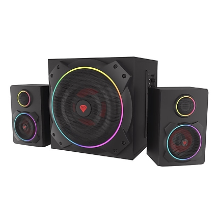 Genesis Speakers Helium 800BT 2.1 Bluetooth ARGB, Black