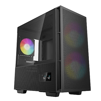 DeepCool кутия Case mATX - CH360 DIGITAL