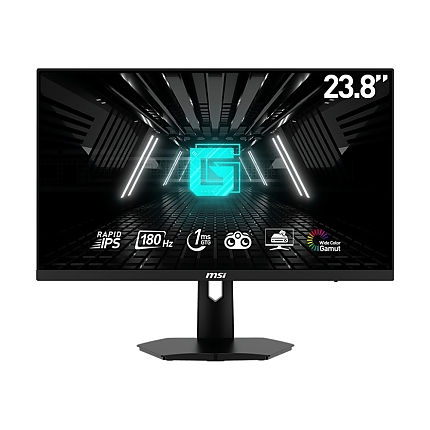 MSI G244F E2, 23.8", 1ms, 180Hz, Rapid IPS, 1920x1080, FLAT, Adaptive-Sync, Anti-glare, Anti-Flicker, Less Blue Light, Night Vision, CONSOLE MODE, 300 nits, 1000:1, 2x HDMI, 1x DP, 1x Earphone out, Tilt, VESA 75, Frameless, 9S6-3BB4CH-035