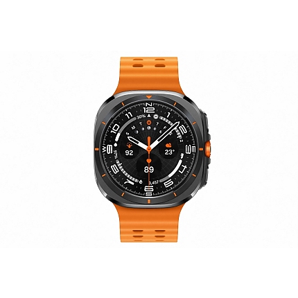 Samsung L705 Galaxy Watch Ultra, 47mm, LTE Orange Band, Titanium Gray