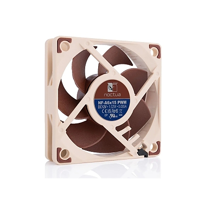 Noctua Вентилатор Fan 60x60x15mm PWM 550-3500rpm NF-A6x15 PWM