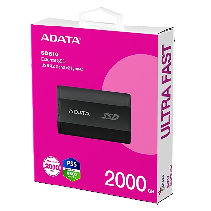 ADATA EXT SSD SD810 2000GB BLK