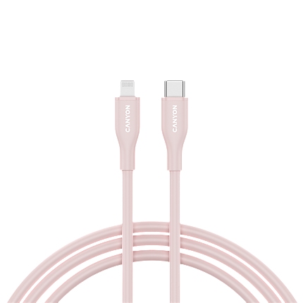 CANYON cable CLNM60 C-L 60W MFI 1m Silicon Pink